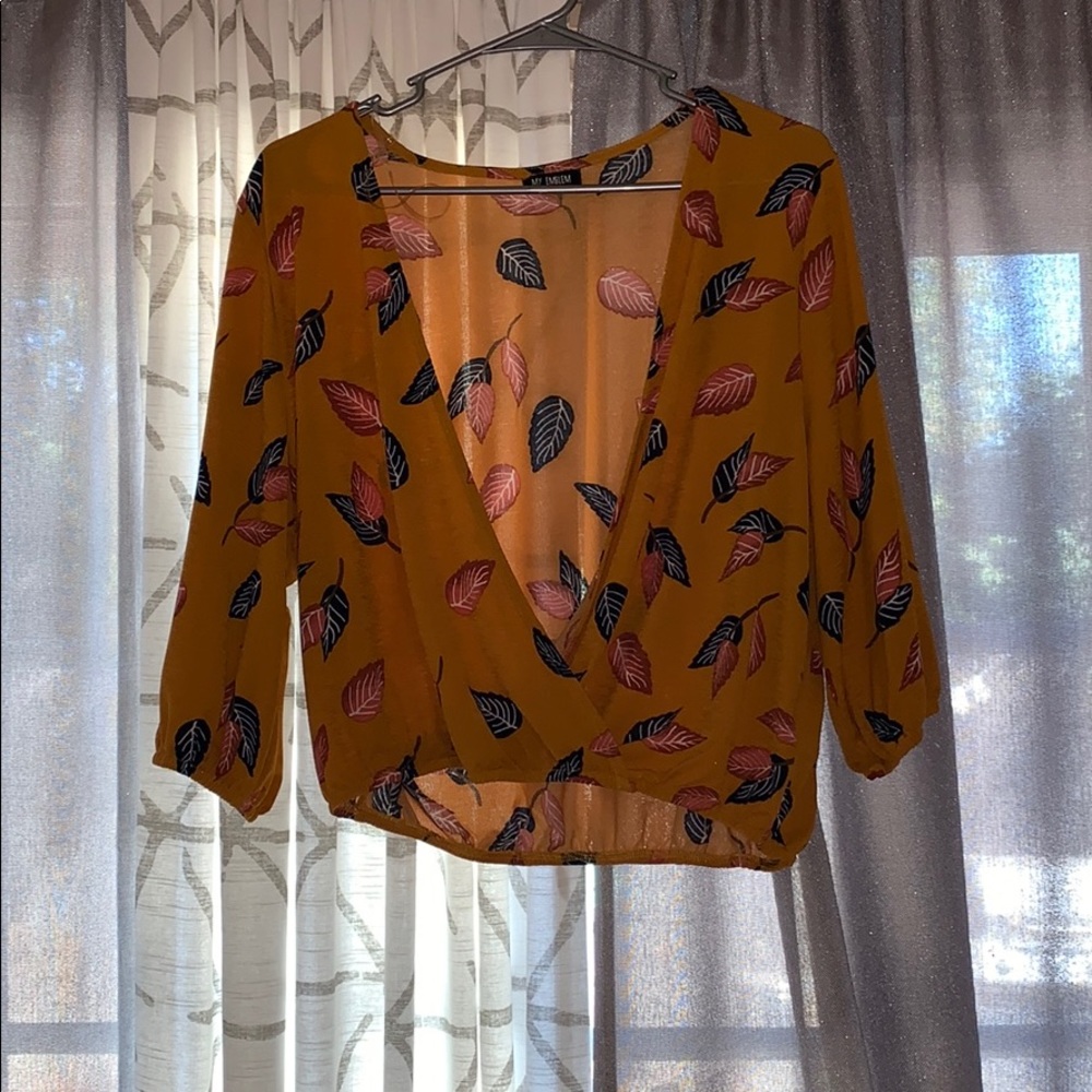 Yellow blouse